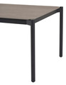 Havebord 205 x 104 cm i sort Grey Stone Look